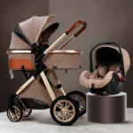 Luxury-Baby-Stroller-3-in-1-High-Landscape-Baby-Cart-Can-Sit-Can-Lie-Portable-Pushchair