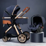 Luxury-Baby-Stroller-3-in-1-High-Landscape-Baby-Cart-Can-Sit-Can-Lie-Portable-Pushchair