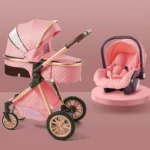 Luxury-Baby-Stroller-3-in-1-High-Landscape-Baby-Cart-Can-Sit-Can-Lie-Portable-Pushchair