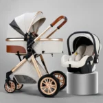 Luxury-Baby-Stroller-3-in-1-High-Landscape-Baby-Cart-Can-Sit-Can-Lie-Portable-Pushchair